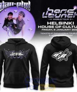 Dan and Phil Announce Hard Launch World Tour 2026 Hoodie