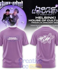 Dan and Phil Announce Hard Launch World Tour 2026 T-Shirt