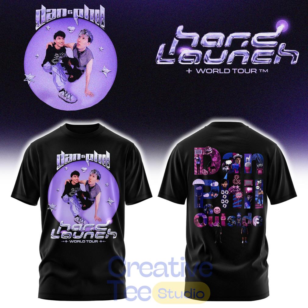 Dan and Phil Announce Hard Launch World Tour Edition Tee Dan and Phil Announce Hard Launch World Tour Edition Tee