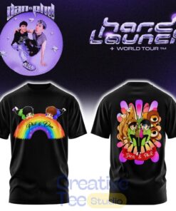 Dan and Phil Announce Hard Launch World Tour Rainbow Shirt