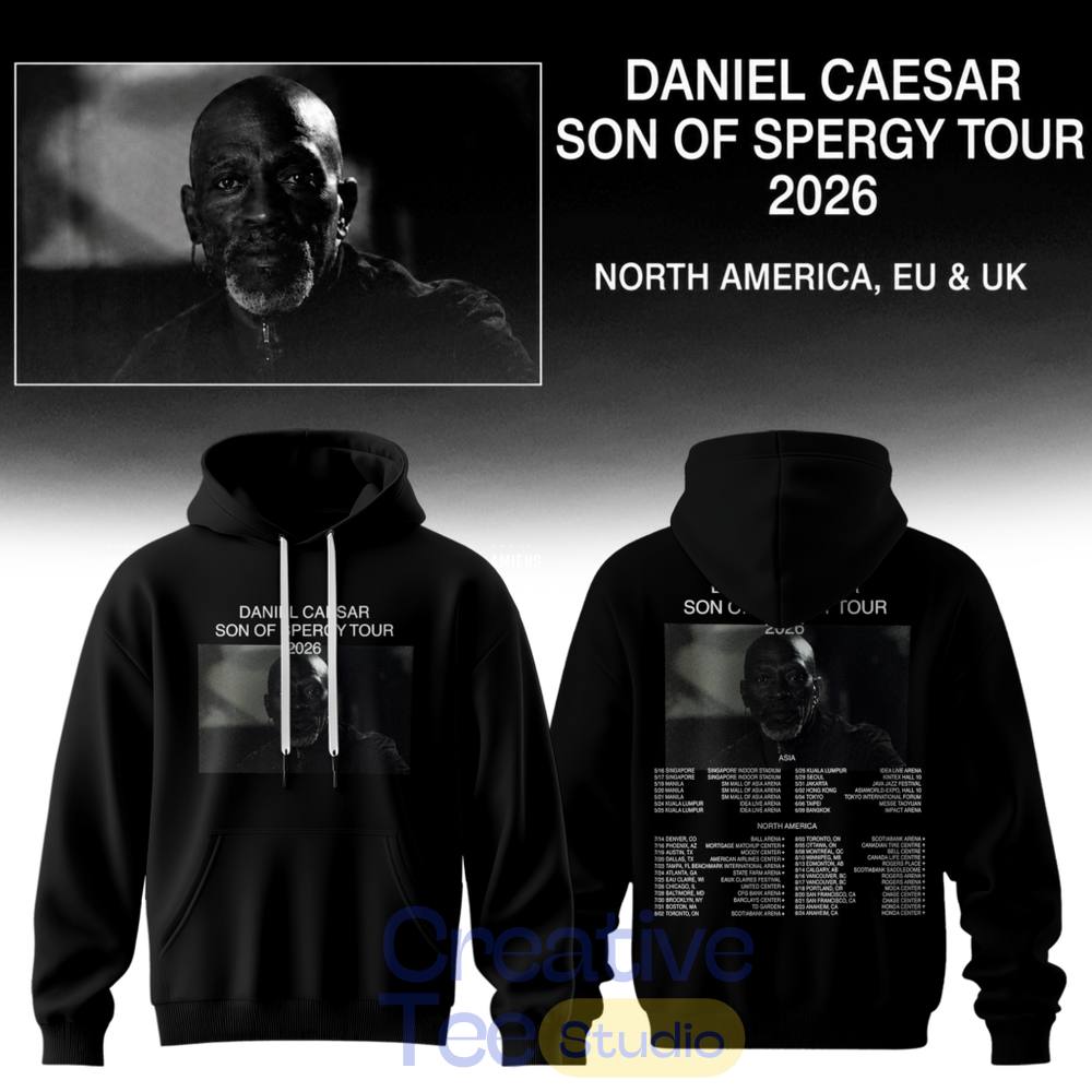 Daniel Caesar – Son Of Spergy Tour 2026 Limited Hoodie Daniel Caesar – Son Of Spergy Tour 2026 Limited Hoodie