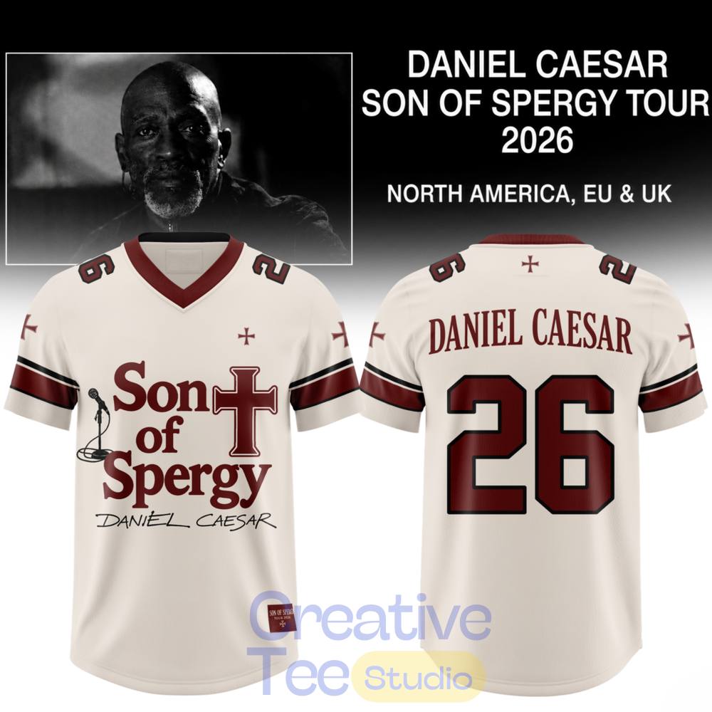 Daniel Caesar – Son Of Spergy Tour Limited Football Jersey Daniel Caesar – Son Of Spergy Tour Limited Football Jersey