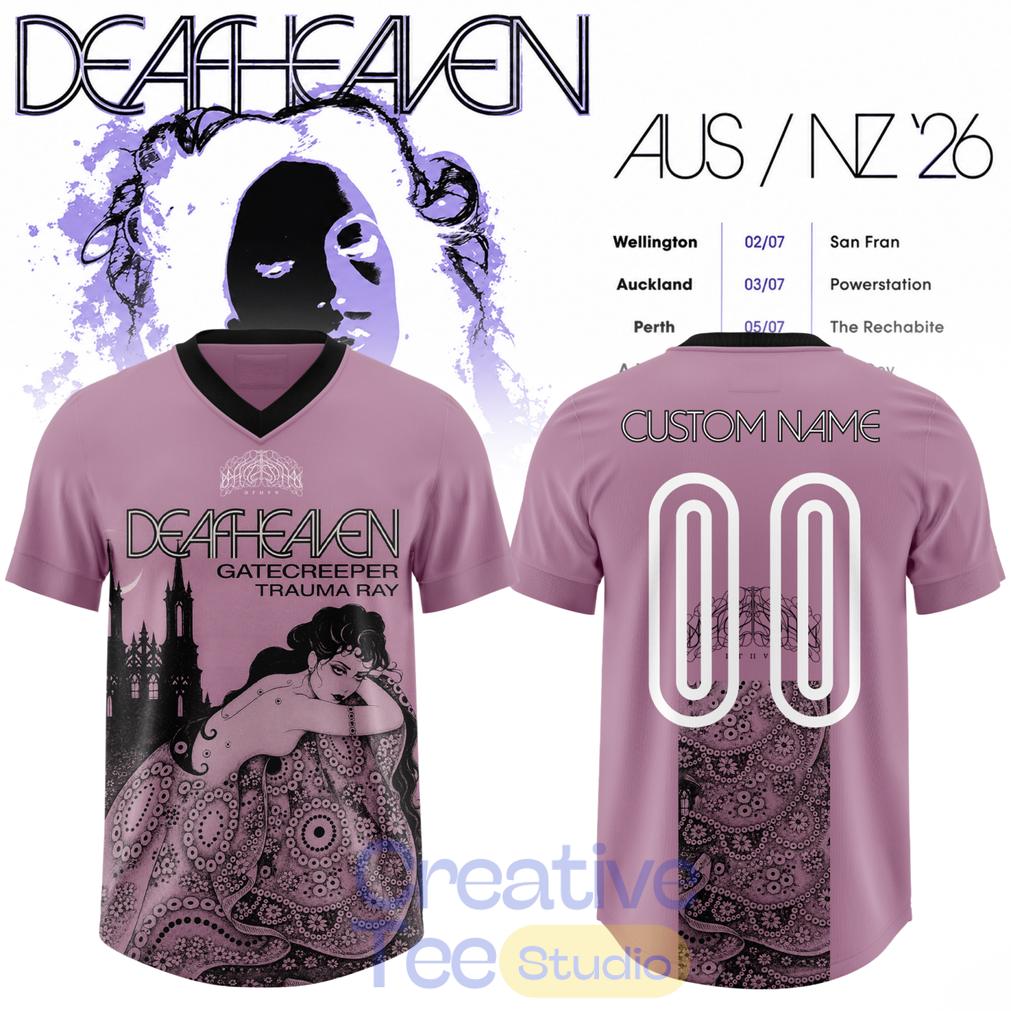 Deafheaven AUS/NZ ’26 Tour Football Jersey Deafheaven AUS/NZ ’26 Tour Football Jersey