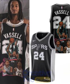 Devin Vassell San Antonio Spurs Number 24 Basketball Jersey