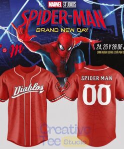 Diablos Rojos Del Mexico Spider Man Brand New Day 2026 Custom Jersey