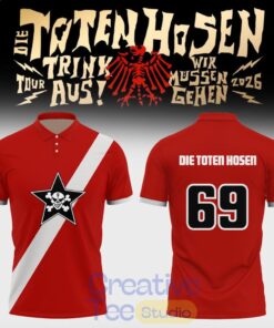 Die Toten Hosen Trink Aus! Wir Müssen Gehen Tour 2026 Polo Shirt