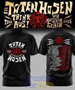 Die Toten Hosen Trink Aus! Wir Müssen Gehen – Tour 2026 T-Shirt