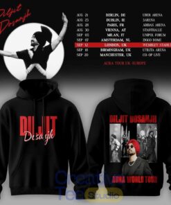 Diljit Dosanjh Aura World Tour ’26 – Europe & UK Edition Special Edition Tee Hoodie