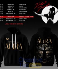 Diljit Dosanjh’s Aura World Tour 2026 Black Edition Hoodie