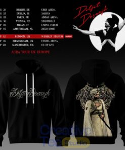 Diljit Dosanjh’s Aura World Tour 2026 Black Edition Hoodie
