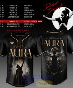 Diljit Dosanjh’s Aura World Tour 2026 Edition Baseball Jersey Diljit Dosanjh’s Aura World Tour 2026 Edition Baseball Jersey