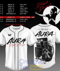 Diljit Dosanjh’s Aura World Tour 2026 Edition Baseball Jersey