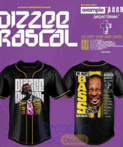 Dizzee Rascal – We Want Bass Baseball Jersey
