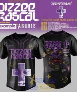 Dizzee Rascal – We Want Bass Tour Baseball Jersey