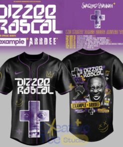 Dizzee Rascal – We Want Bass Tour Baseball Jersey