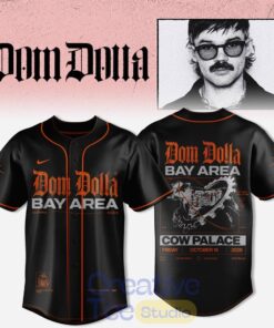 Dom Dolla Tour 2026 Bay Area At Cow Palace Edition Jersey