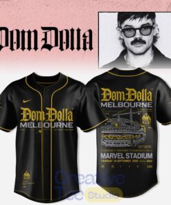 Dom Dolla Tour 2026 Melbourne At Marvel Stadium Edition Jersey