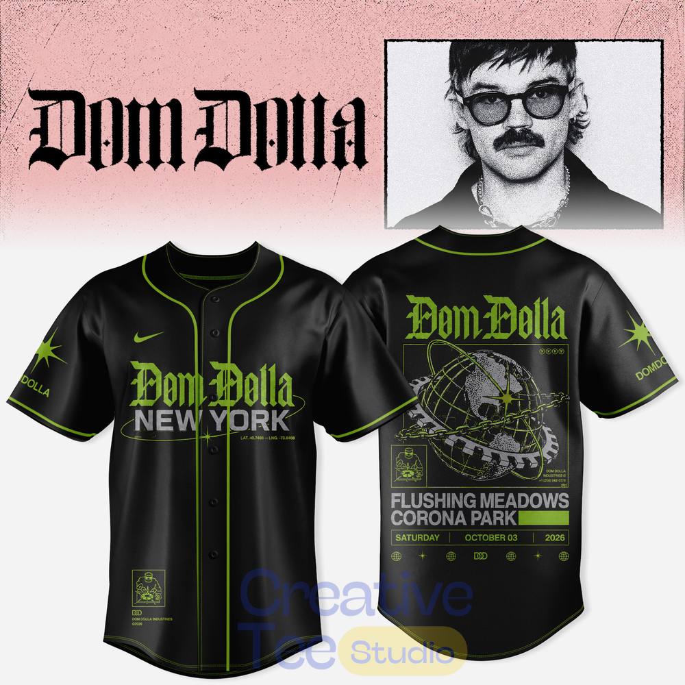Dom Dolla Tour 2026 New York At Flushing Meadows Corona Park Jersey Dom Dolla Tour 2026 New York At Flushing Meadows Corona Park Jersey