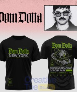 Dom Dolla Tour 2026 New York At Flushing Meadows Corona Park T-Shirt