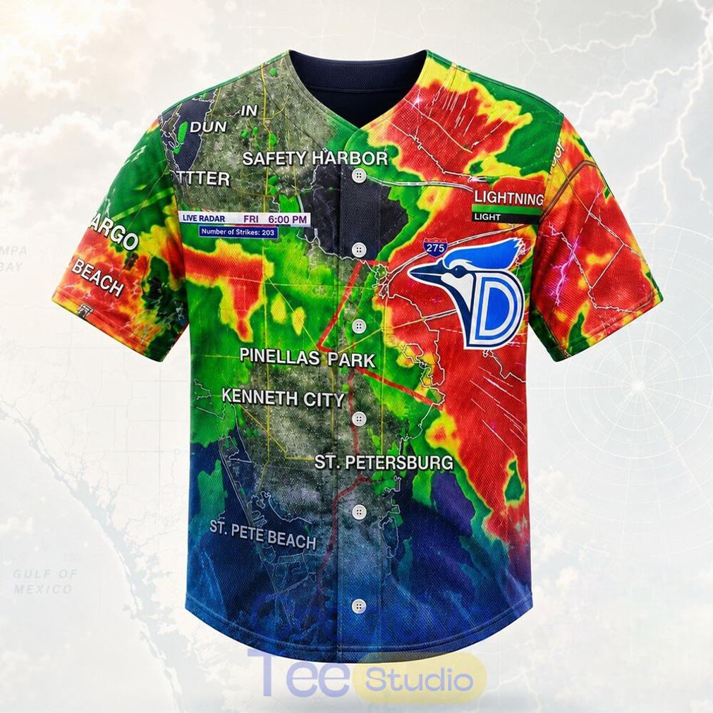Dunedin Toronto Blue Jays Rain Delay Baseball Jersey Dunedin Toronto Blue Jays Rain Delay Baseball Jersey