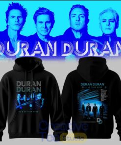 Duran Duran UK EU Autumn Tour 2026 Black Collection Hoodie