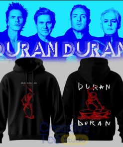 Duran Duran UK EU Autumn Tour 2026 Black Collection Hoodie