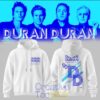 Duran Duran UK EU Autumn Tour 2026 White Collection Hoodie