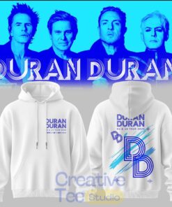 Duran Duran UK EU Autumn Tour 2026 White Collection Hoodie