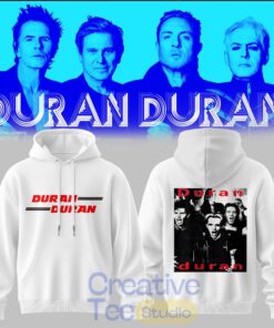 Duran Duran UK EU Autumn Tour 2026 White Collection Hoodie