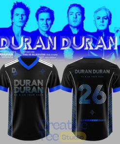 Duran Duran UK EU Autumn Tour 2026 White Exclusive Football Jersey