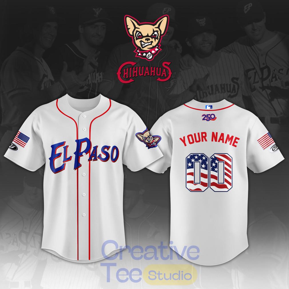 El Paso Chihuahuas 2026 4th of July 250th Jersey El Paso Chihuahuas 2026 4th of July 250th Jersey