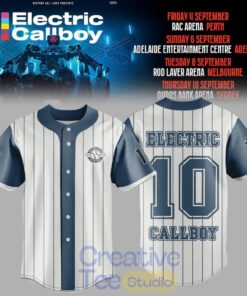 Electric Callboy TANZNEID World Tour 2026 Classic Baseball Jersey Electric Callboy TANZNEID World Tour 2026 Classic Baseball Jersey