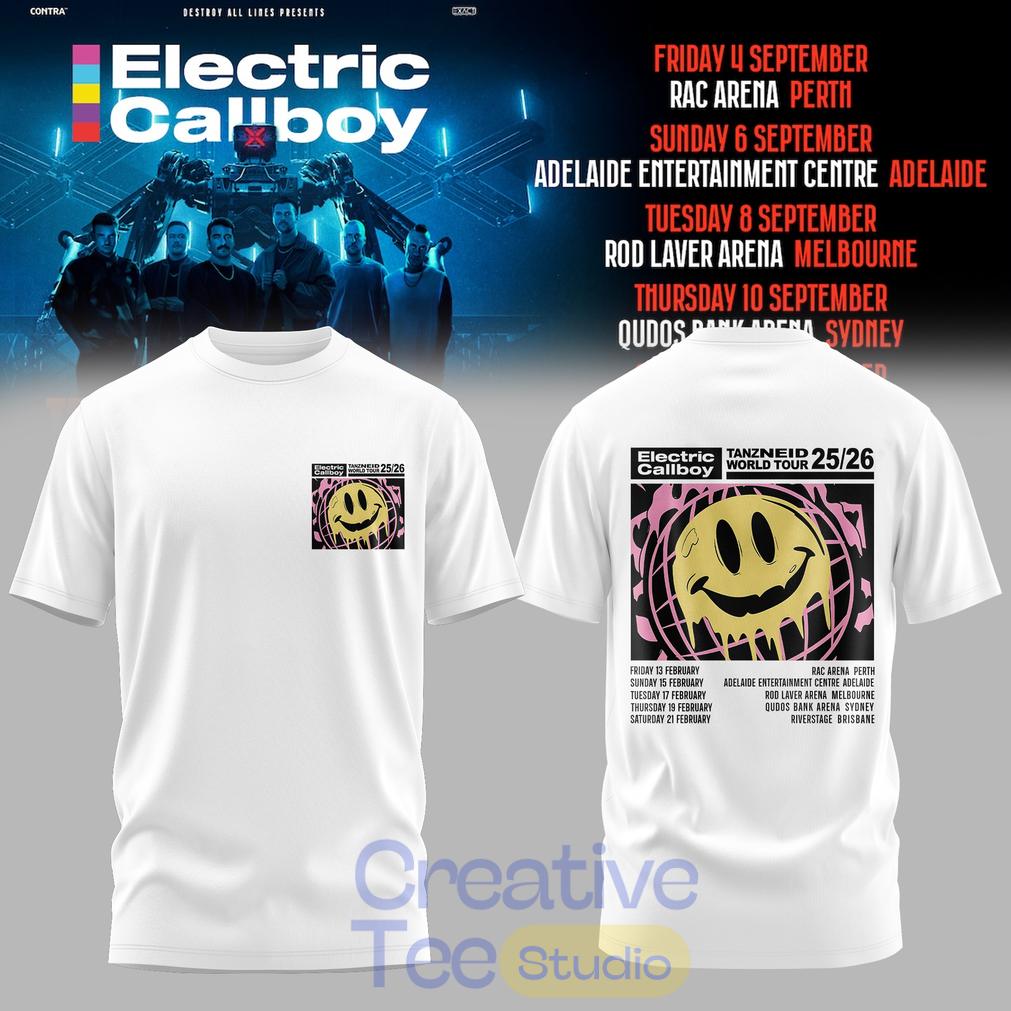 Electric Callboy TANZNEID World Tour 2026 T-Shirt Electric Callboy TANZNEID World Tour 2026 T-Shirt