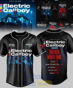 Electric Callboy TANZNEID World Tour – Australia 2026 Exclusive Baseball Jersey