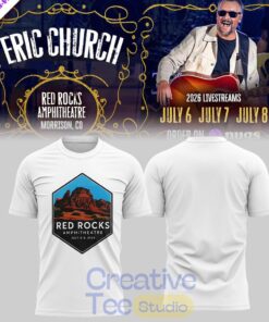 Eric Church Red Rocks Amphitheatre 2D T-Shirt