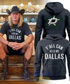 Erling Haaland Dallas Stars Y’all Can Kiss My Dallas Hoodie
