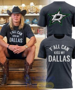 Erling Haaland Dallas Stars Y’all Can Kiss My Dallas Tee