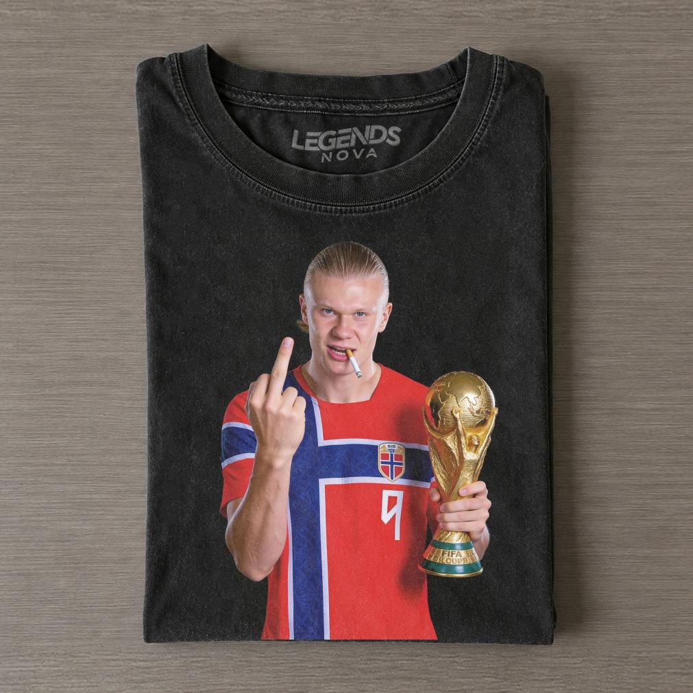 Erling Haaland Norway 2026 World Cup T-Shirt Erling Haaland Norway 2026 World Cup T-Shirt