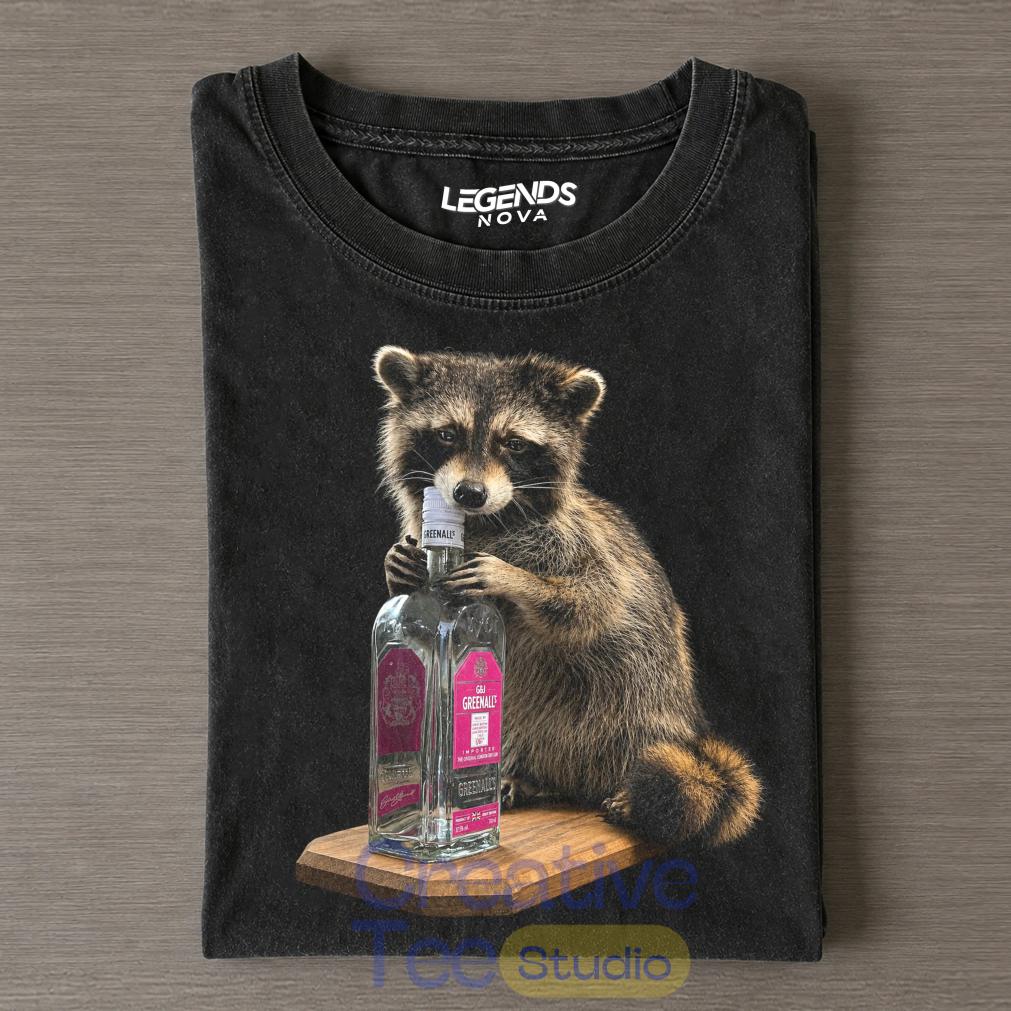 Erling Haaland & Whiskey Raccoon H-MT-F T-Shirt Erling Haaland & Whiskey Raccoon H-MT-F T-Shirt