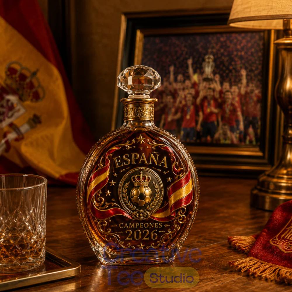 Espana Champion 2026 Whiskey Bottle Espana Champion 2026 Whiskey Bottle