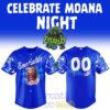 Eugene Emeralds x Moana Night 2026 Royal Blue Baseball Jersey