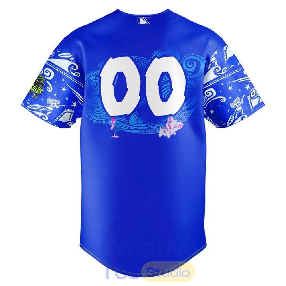 Eugene Emeralds x Moana Night 2026 Royal Blue Baseball Jersey Eugene Emeralds x Moana Night 2026 Royal Blue Baseball Jersey