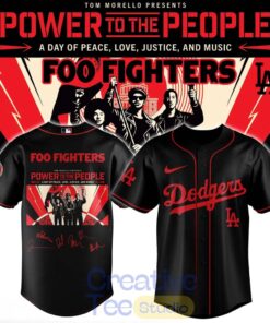 Foo Fighters Power to the people Limited Edition Signature Jersey