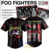 Foo Fighters Take Cover Au/Nz Tour Baseball Jersey