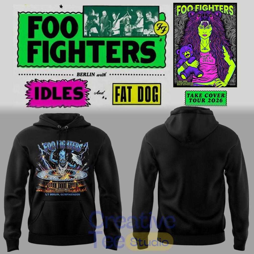 Foo Fighters 🎸🎤 “Take Cover Tour 2026” Hoodie Foo Fighters 🎸🎤 “Take Cover Tour 2026” Hoodie