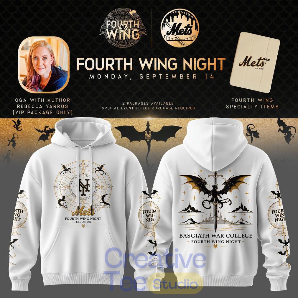 New York Mets x Fourth Wing Night 2026 Edition Hoodie New York Mets x Fourth Wing Night 2026 Edition Hoodie
