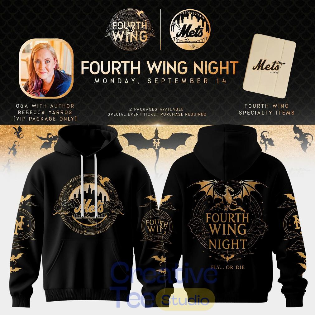 New York Mets x Fourth Wing Night 2026 Edition Hoodie New York Mets x Fourth Wing Night 2026 Edition Hoodie
