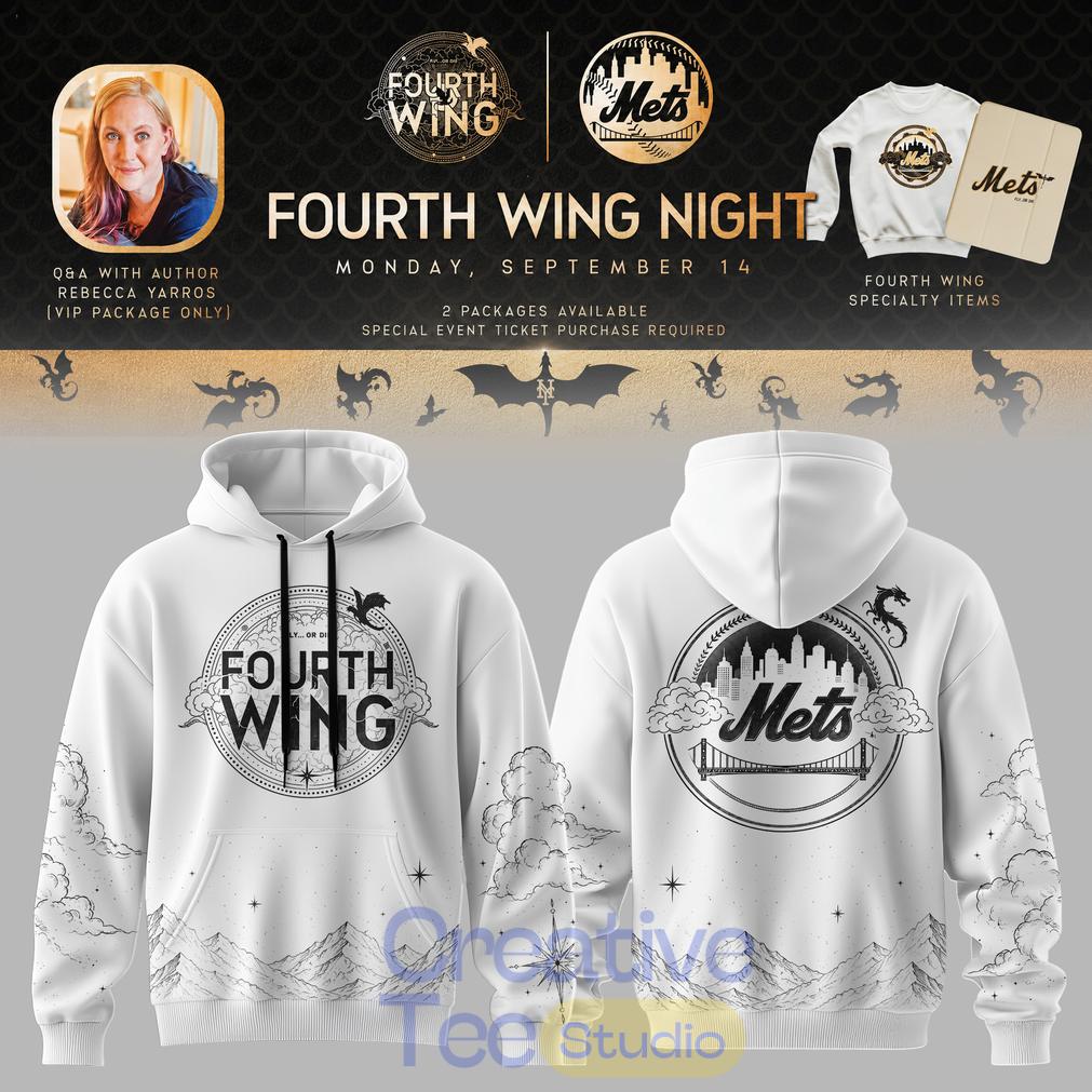 New York Mets x Fourth Wing Night 2026 Edition Hoodie New York Mets x Fourth Wing Night 2026 Edition Hoodie