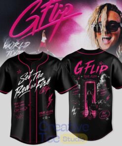 G Flip World Tour 2026 Premium 3D Baseball Jersey
