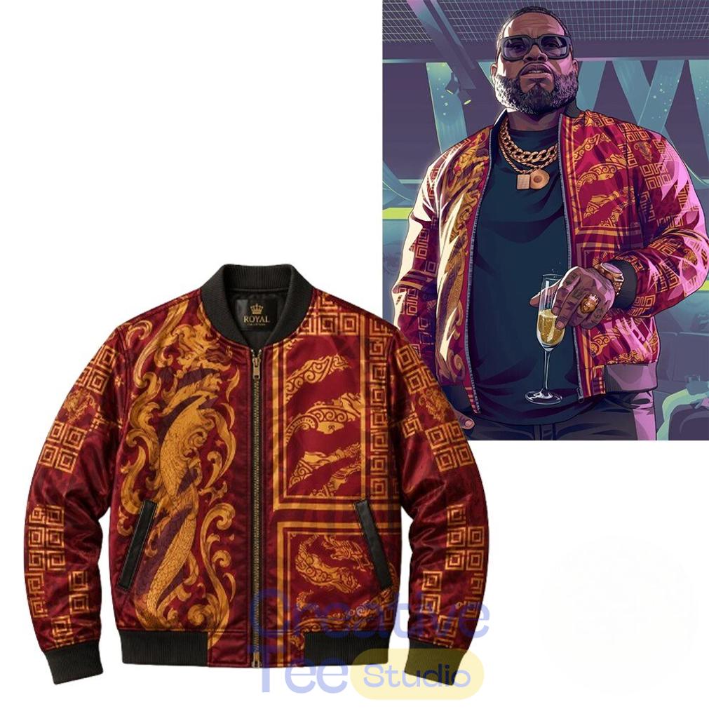 GTA 6 Grand Theft Auto VI Boobie Ike Bomber Jacket GTA 6 Grand Theft Auto VI Boobie Ike Bomber Jacket